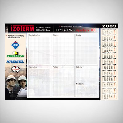 Kalendarz Izoterm